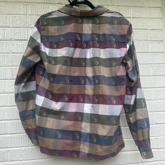 Alfred Dunner Vintage 90's Fall Leaf Button-Up - Picture 2 of 3